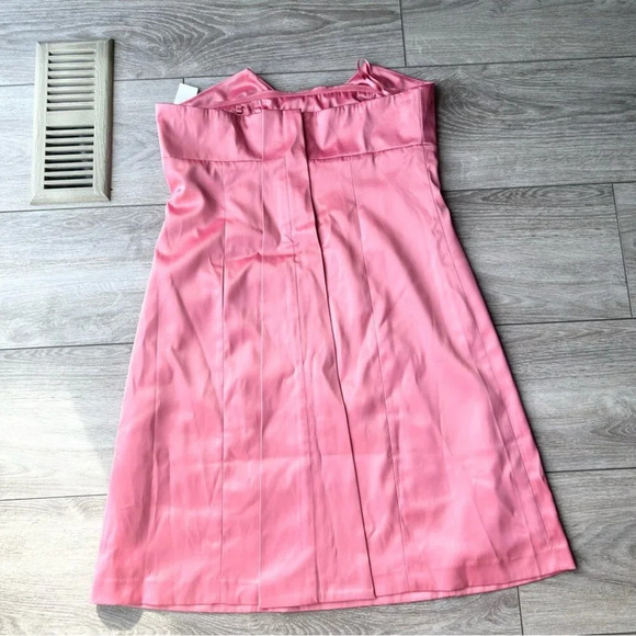 NWT RW&CO Pink Satin Evening Dress - Picture 12 of 15